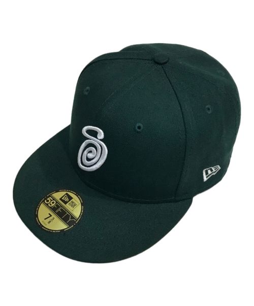 New Era（ニューエラ）New Era (ニューエラ) stussy (ステューシー) キャップ グリーン サイズ:60.6CMの古着・服飾アイテム