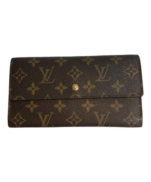 LOUIS VUITTON（ルイ ヴィトン）LOUIS VUITTON (ルイ ヴィトン) 3つ折り財布 ブラウンの古着・服飾アイテム