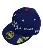 New Era×SAINT MICHAELニューエラ×セントマイケル）の古着「59FIFTY Baseball Cap Blue」｜ブルー