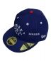 New Era（ニューエラ）の古着「59FIFTY Baseball Cap Blue」｜ブルー