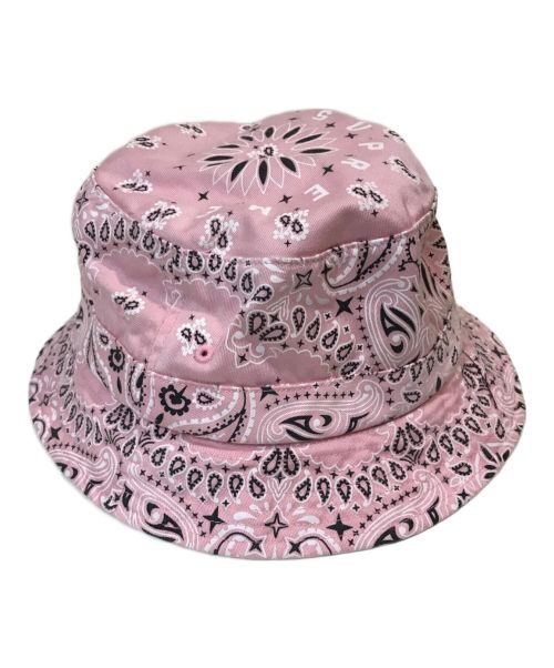 SUPREME（シュプリーム）SUPREME (シュプリーム) 21SS Bandana Crusher Hat ピンクの古着・服飾アイテム