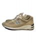 NEW BALANCE (ニューバランス) KITH (キス) ローカットスニーカー ベージュ サイズ:27.5ｃｍ：22000円