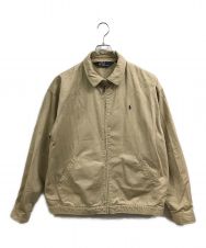 POLO RALPH LAUREN (ポロ・ラルフローレン) チンスト付スイングトップ ベージュ サイズ:XL