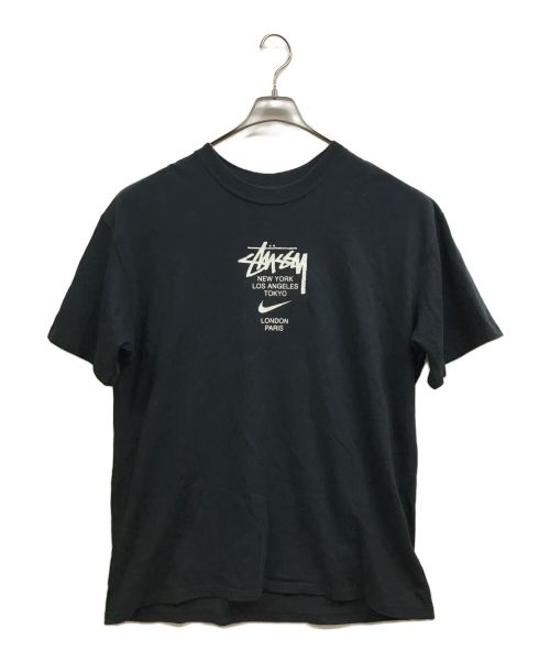 NIKE（ナイキ）NIKE (ナイキ) stussy (ステューシー) INTERNATIONAL TEE ブラック サイズ:Lの古着・服飾アイテム