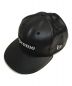 SUPREME（シュプリーム）の古着「15AW Leather Box Logo Cap」｜ブラック