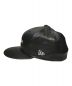 SUPREME (シュプリーム) New Era (ニューエラ) 15AW Leather Box Logo Cap ブラック サイズ:59.6：16000円