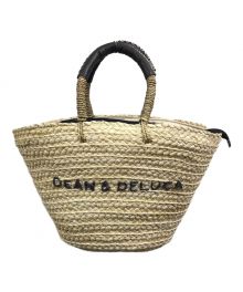 DEAN&DELUCA×BEAMS（ディーンアンドデルーカ×ビームス）の古着「カゴバッグ」｜ベージュ