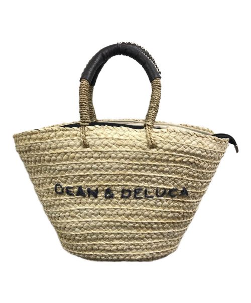 DEAN&DELUCA（ディーンアンドデルーカ）DEAN&DELUCA (ディーンアンドデルーカ) BEAMS (ビームス) カゴバッグ ベージュの古着・服飾アイテム