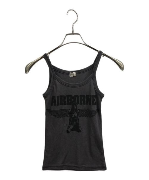 hysterics（ヒステリックス）hysterics (ヒステリックス) AIRBORNEノースリーブカットソー グレー サイズ:FREEの古着・服飾アイテム