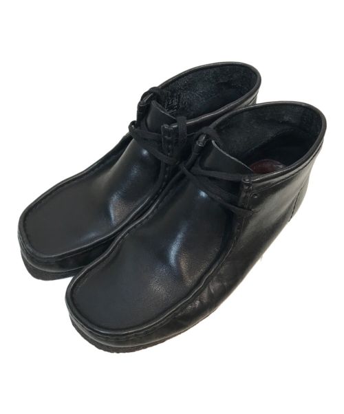 CLARKS（クラークス）CLARKS (クラークス) レザー ワラビー ブラック サイズ:27の古着・服飾アイテム