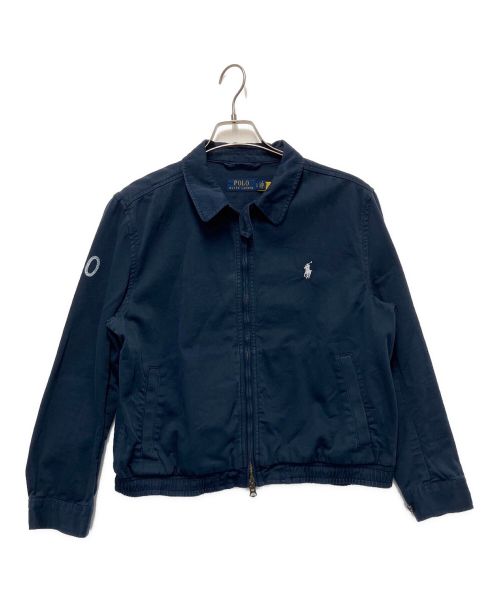 POLO RALPH LAUREN（ポロ・ラルフローレン）POLO RALPH LAUREN (ポロ・ラルフローレン) 袖プリントスイングトップ ネイビー サイズ:Lの古着・服飾アイテム