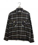 nonnativeノンネイティブ）の古着「WORKER L/S SHIRT COTTON TWILL OMBRE PLAID」｜ブラウン