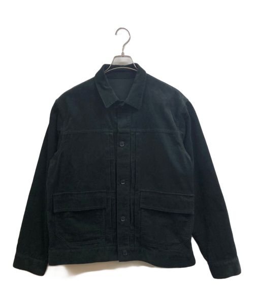 Pilgrim Surf+Supply（ピルグリム サーフサプライ）Pilgrim Surf+Supply (ピルグリム サーフサプライ) Corduroy Second Type Jacket ブラック サイズ:Lの古着・服飾アイテム