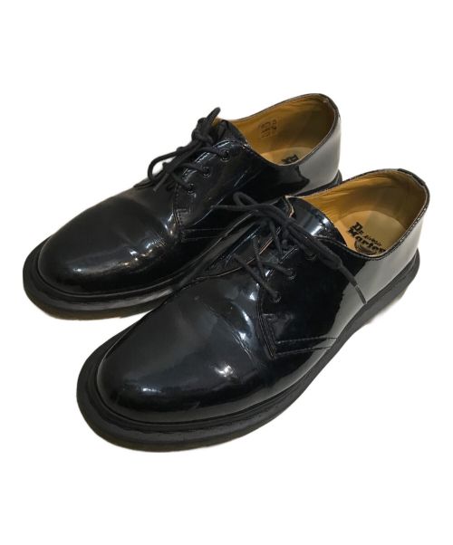 Dr.Martens（ドクターマーチン）Dr.Martens (ドクターマーチン) BEAMS (ビームス) パテント3ホールシューズ ブラック サイズ:UK9の古着・服飾アイテム