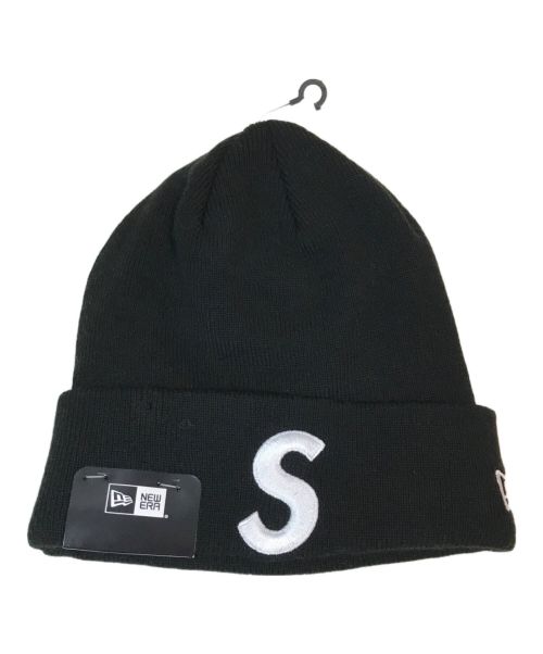 SUPREME（シュプリーム）SUPREME (シュプリーム) New Era (ニューエラ) S ロゴ刺繍ビーニー ブラックの古着・服飾アイテム