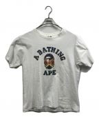 A BATHING APEアベイシングエイプ）の古着「ネイティブ柄プリントTシャツ」｜ホワイト