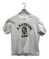 A BATHING APE（アベイシングエイプ）の古着「ネイティブ柄プリントTシャツ」｜ホワイト