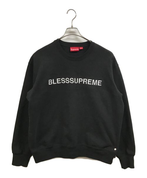 SUPREME（シュプリーム）SUPREME (シュプリーム) クルーネックスウェット ブラック サイズ:Mの古着・服飾アイテム