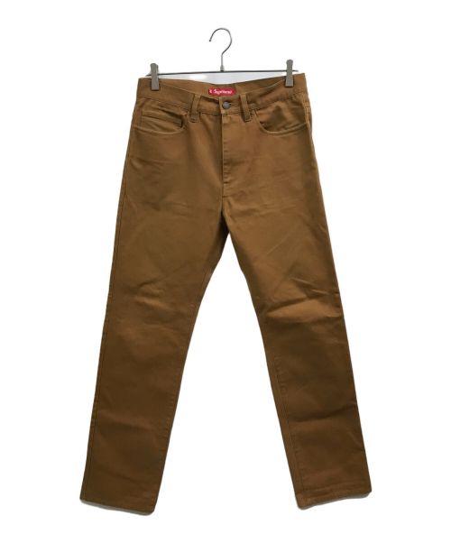 SUPREME（シュプリーム）SUPREME (シュプリーム) 5-Pocket Heavy Canvas Pant ブラウン サイズ:W30の古着・服飾アイテム