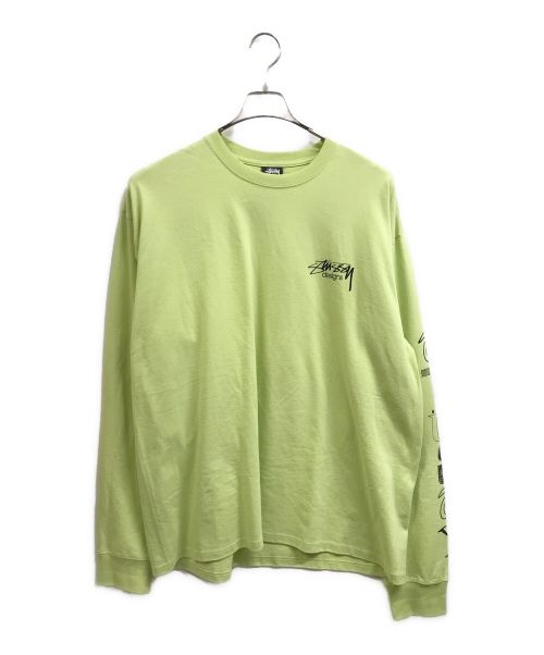 stussy（ステューシー）stussy (ステューシー) 長袖Tシャツ グリーン サイズ:XL 未使用品の古着・服飾アイテム