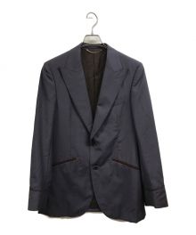 WACKO MARIA×ERMENEGILDO ZEGNA（ワコマリア×エルメネジルド・ゼニア）の古着「SINGLE BREASTED JACKET」｜パープル