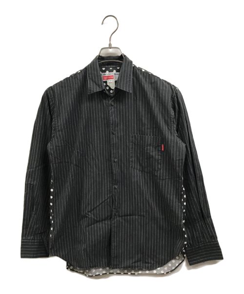 COMME des GARCONS SHIRT（コムデギャルソンシャツ）COMME des GARCONS SHIRT (コムデギャルソンシャツ) SUPREME (シュプリーム) 長袖シャツ ブラック サイズ:xsの古着・服飾アイテム