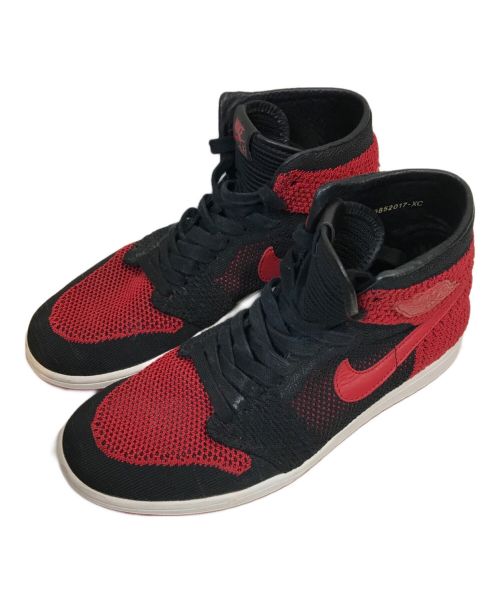 NIKE（ナイキ）NIKE (ナイキ) ハイカットスニーカー/AIR JORDAN 1 RETRO HI FRYKNIT(エアジョーダン レトロ ハイ フライニット) レッド サイズ:27.5の古着・服飾アイテム