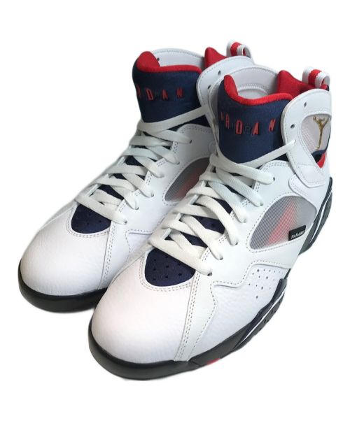 NIKE（ナイキ）NIKE (ナイキ) Paris Saint-Germain (パリ・サン ジェルマン) AIR JORDAN 7 RETRO(エアジョーダン７レトロ）/ハイカットスニーカー ホワイト サイズ:UK8の古着・服飾アイテム