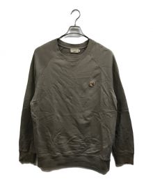 maison kitsune（メゾンキツネ）の古着「FOX HEAD PATCH CREW SWEAT」｜ベージュ