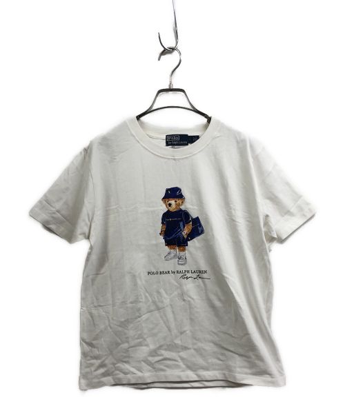 POLO RALPH LAUREN（ポロ・ラルフローレン）POLO RALPH LAUREN (ポロ・ラルフローレン) BEAMS (ビームス) ポロベアプリントTシャツ ホワイト サイズ:Sの古着・服飾アイテム