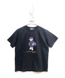 POLO RALPH LAUREN×BEAMS（ポロ・ラルフローレン×ビームス）の古着「ポロベアプリントTシャツ」｜ネイビー