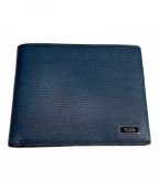 TUMIトゥミ）の古着「GLOBAL DOUBLE BILLFOLD」｜ブルー