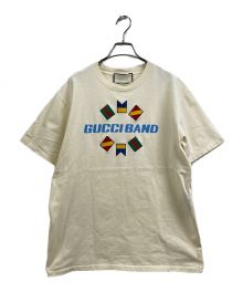 GUCCI（グッチ）の古着「COTTON JERSEY/ビッグTシャツ」｜ベージュ