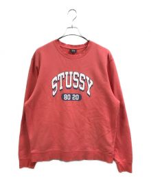 stussy（ステューシー）の古着「8020 crewneck sweatshirt」｜ピンク