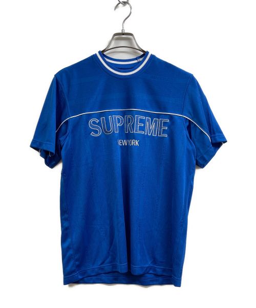 SUPREME（シュプリーム）Supreme (シュプリーム) Dazzle Warm Up Top ブルー サイズ:Sの古着・服飾アイテム