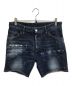 DSQUARED2（ディースクエアード）の古着「Dan Commando Denim Shorts」｜インディゴ