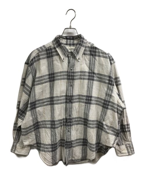 THE SHINZONE（ザ シンゾーン）THE SHINZONE (ザ シンゾーン) CHECK DADDY SHIRTS ベージュの古着・服飾アイテム