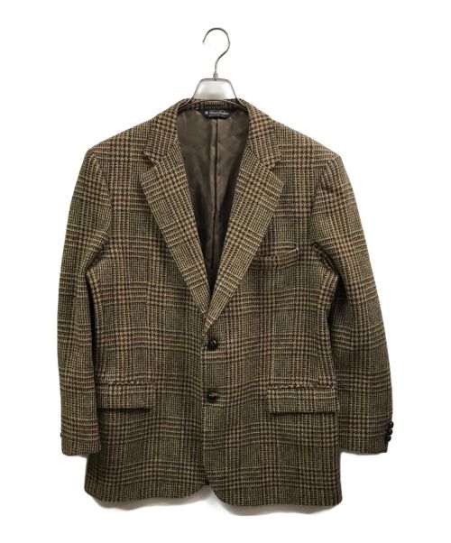 BROOKS BROTHERS（ブルックスブラザーズ）BROOKS BROTHERS (ブルックスブラザーズ) Harris Tweed (ハリスツイード) ツイード2Bジャケット ベージュ サイズ:42REGの古着・服飾アイテム