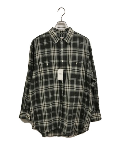 Spick and Span（スピックアンドスパン）Spick and Span (スピックアンドスパン) コットンボイルチェックシャツ グレー サイズ:FREE　の古着・服飾アイテム