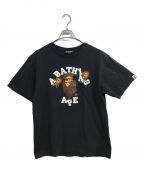 A BATHING APEアベイシングエイプ）の古着「ビッグロゴTシャツ」｜ブラック