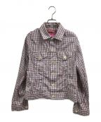 COMME des GARCONS JUNYA WATANABE MAN×LEVI'Sコムデギャルソンジュンヤワタナベマン×リーバイス）の古着「チェックシャツ」｜ネイビー×レッド