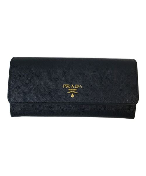 PRADA（プラダ）PRADA (プラダ) 長財布 ブラックの古着・服飾アイテム