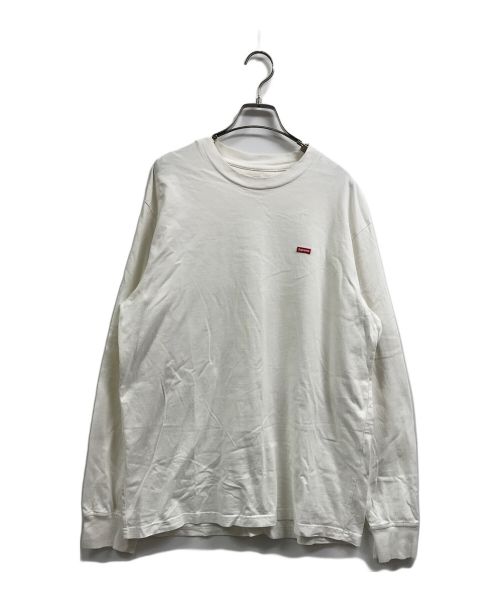 SUPREME（シュプリーム）Supreme (シュプリーム) Small Box L/S Tee ホワイト サイズ:Mの古着・服飾アイテム