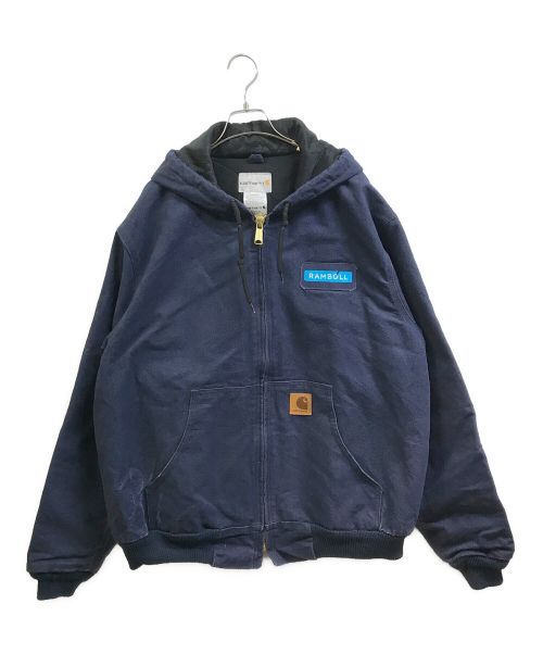 CarHartt（カーハート）CarHartt (カーハート) ワッペン付アクティブジャケット ネイビー サイズ:XLの古着・服飾アイテム