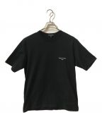 COMME des GARCONS HOMMEコムデギャルソン オム）の古着「綿天竺 ロゴTシャツ」｜ネイビー