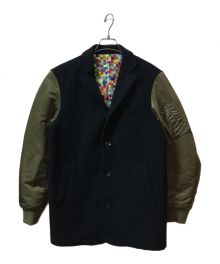 uniform experiment（ユニフォームエクスペリメント）の古着「MA-1 LONG JACKET」｜ネイビー