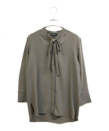 theory（セオリー）の古着「Prime GGT Tie Blouse」｜グレー