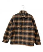 PENDLETONペンドルトン）の古着「CPO Check Jacket」｜ブラウン