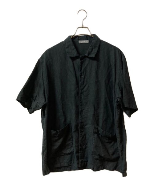 nestrobe confect（ネストローブ コンフェクト）nestrobe confect (ネストローブ コンフェクト) リネンシャツ ブラック サイズ:4の古着・服飾アイテム