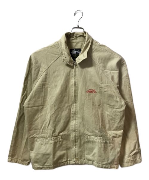 stussy（ステューシー）stussy (ステューシー) 80-90'sスイングトップ ベージュ サイズ:Mの古着・服飾アイテム